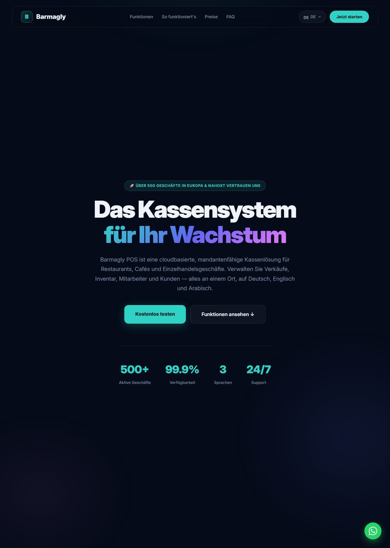 Barmagly POS — Cloud Multi-Tenant Cash System