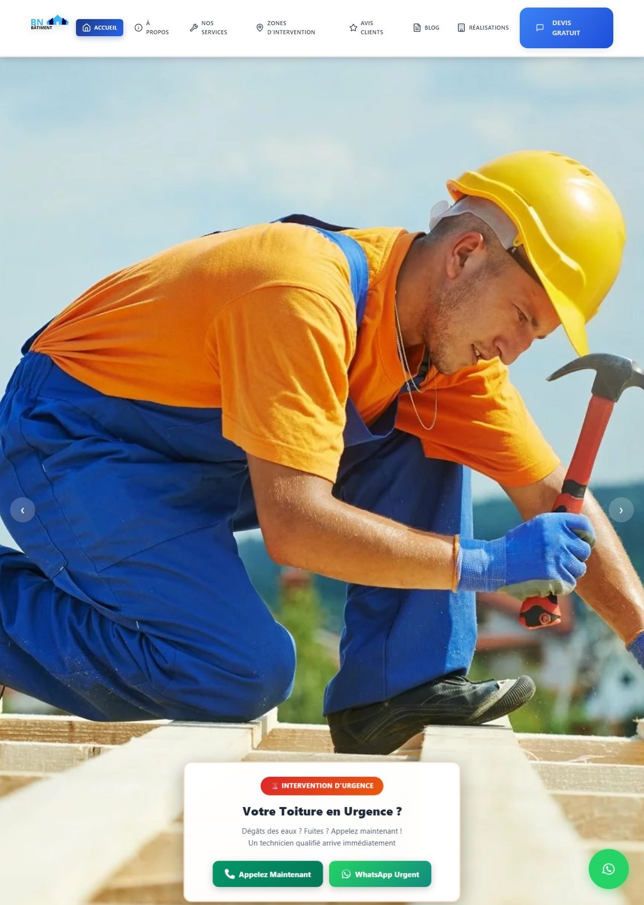 BN Bâtiment — French Roofing Company