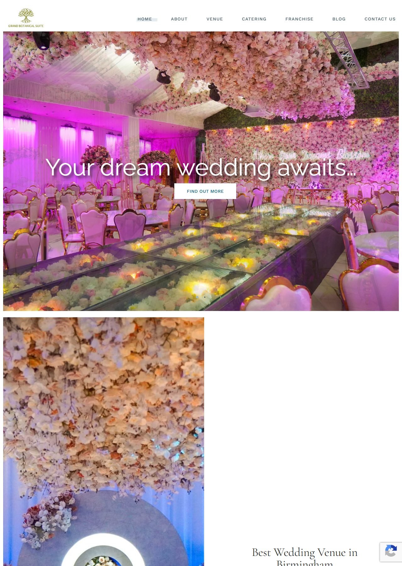 Grand Botanical Suite — Birmingham Wedding Venue