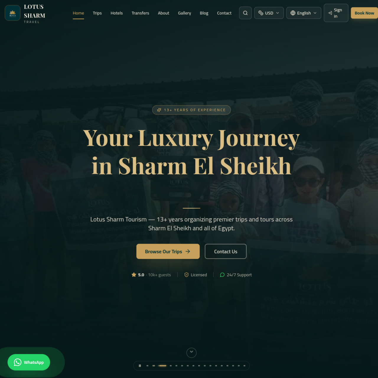 Lotus Sharm — Sharm El-Sheikh Tourism Platform